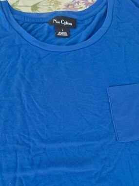 Nue Options Men's Blue Pocket Tee